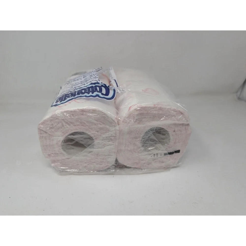 Vintage 1977 Cottonelle Pink‎ Color Seashell Print Toilet Paper Package 70s